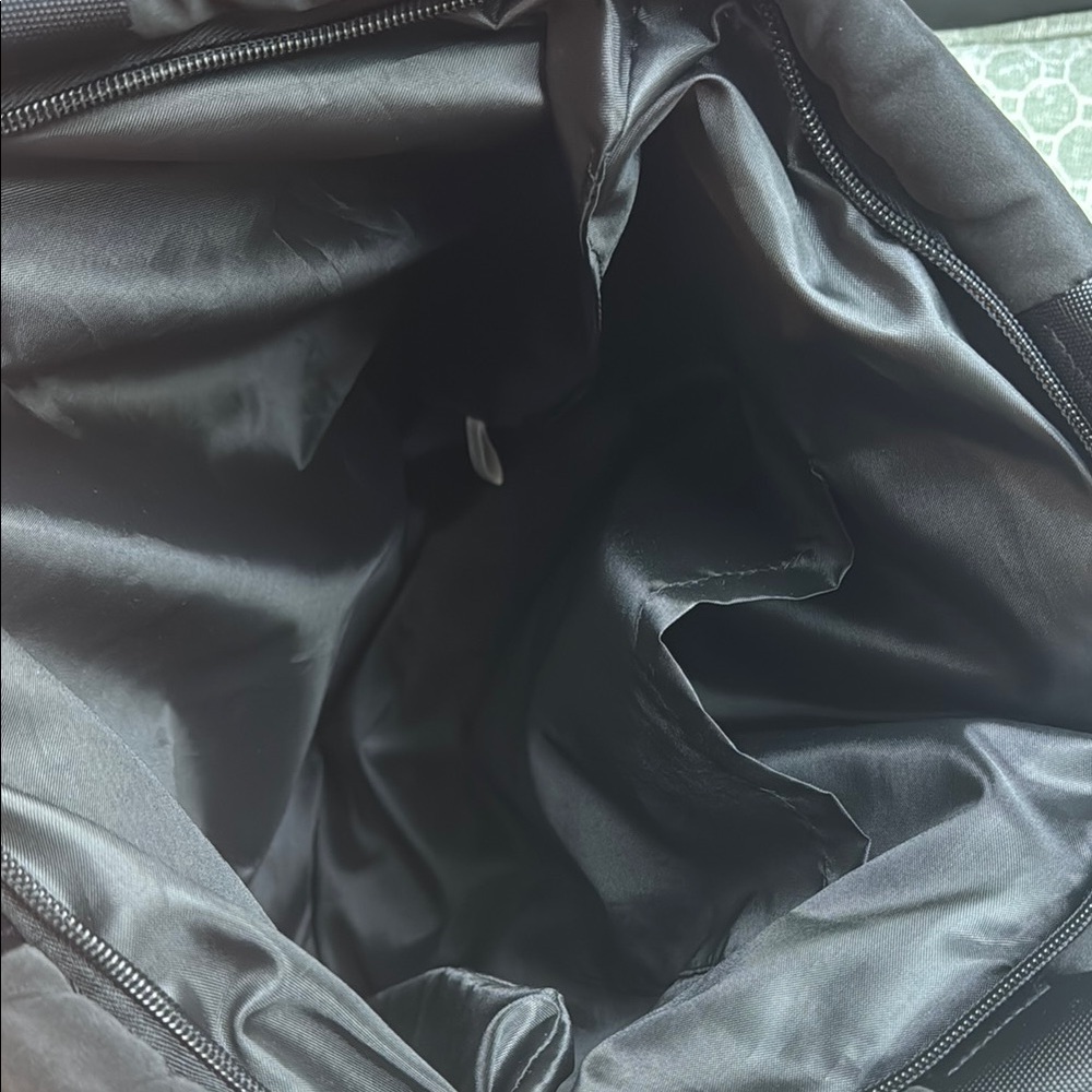 Victoria Secret Pink Black Puffer Tote Bag with Zip Closure - Picture 4 of 5